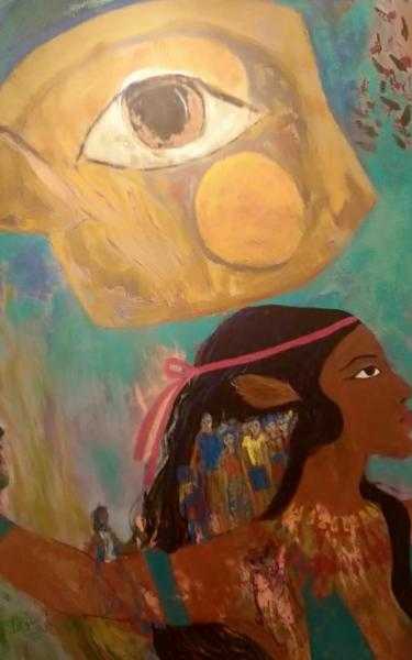 إنطلاق معرض ”مصريون على الطريق”للفنانة لينا أسامة